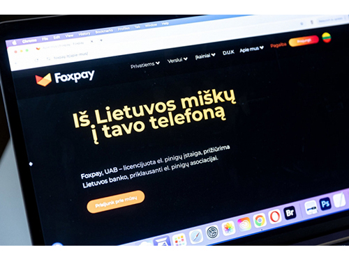 Lietuvos bankas apribojo „Foxpay veiklą, paskyrė laikinąjį atstovą 